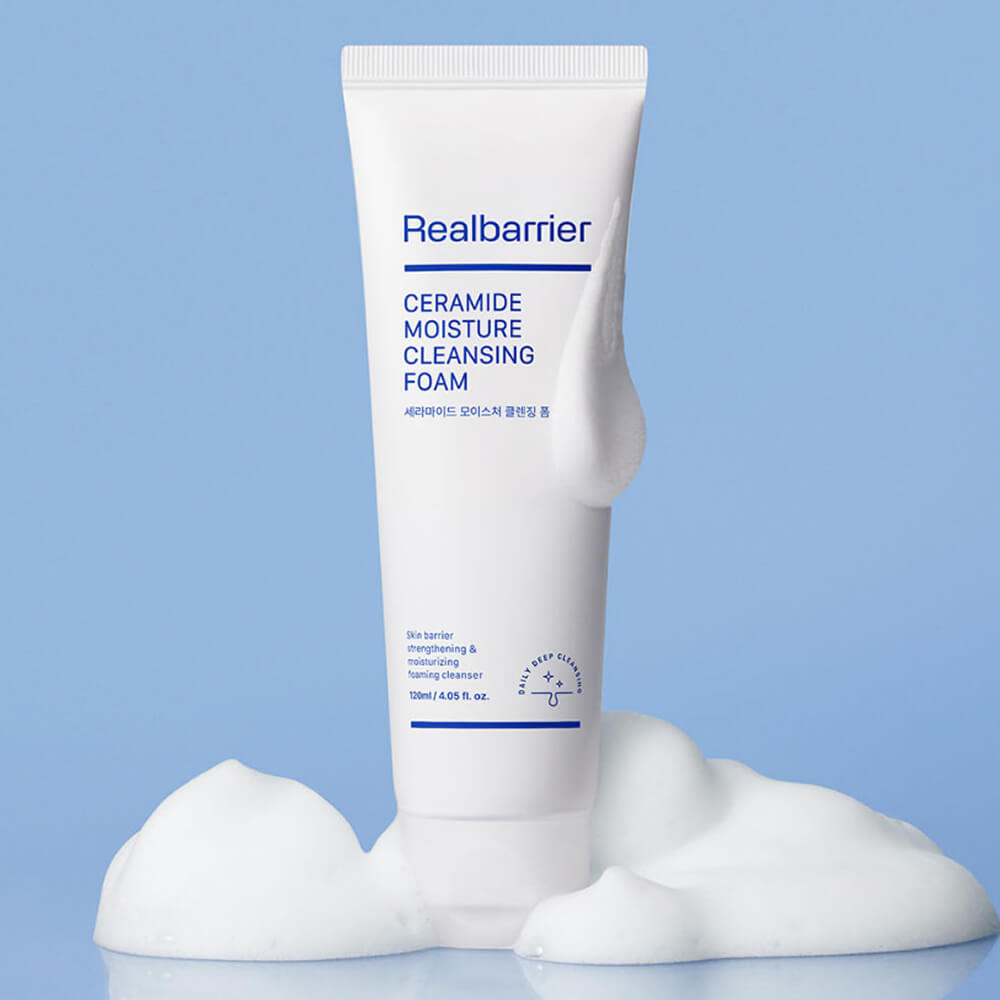 Real Barrier Ceramide Moisture Cleansing Foam 120 мл Зволожуюча пінка для вмивання з церамідами Real Barrier Ceramide Moisture Cleansing Foam 120 мл Зволожуюча пінка для вмивання з церамідами