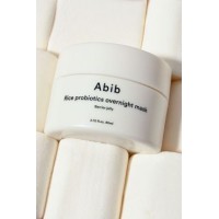 Abib Rice Probiotics Overnight Mask Barrier Jelly Бар'єрна нічна гель-маска з пробіотиками 80 мл