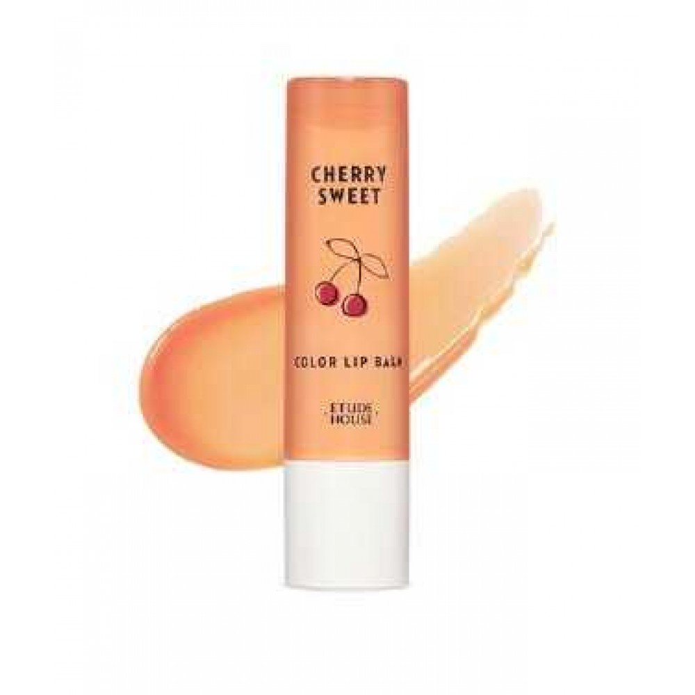 Etude House Cherry Sweet Color Lip Balm OR201 Оттеночный бальзам для губ 
