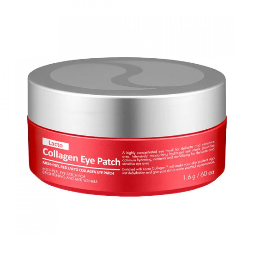 Medi-Peel Red Lacto Collagen Eye Patch Колагенові патчі для повік з лактобактеріями 
