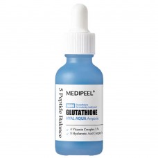 Medi-Peel Glutathione Hyal Aqua Ampoule, 30 мл Глубокоувлажняющая витаминная сыворотка для выравнивания тона с глутатионом и пептидами