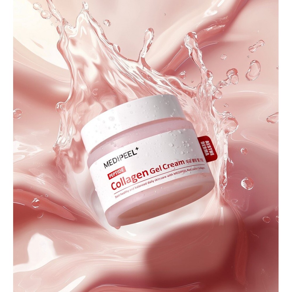 MEDI-PEEL Red Lacto Collagen Hydro Gel Cream 80 ml Коллагеновый гель-крем с пептидами и лактобактериями