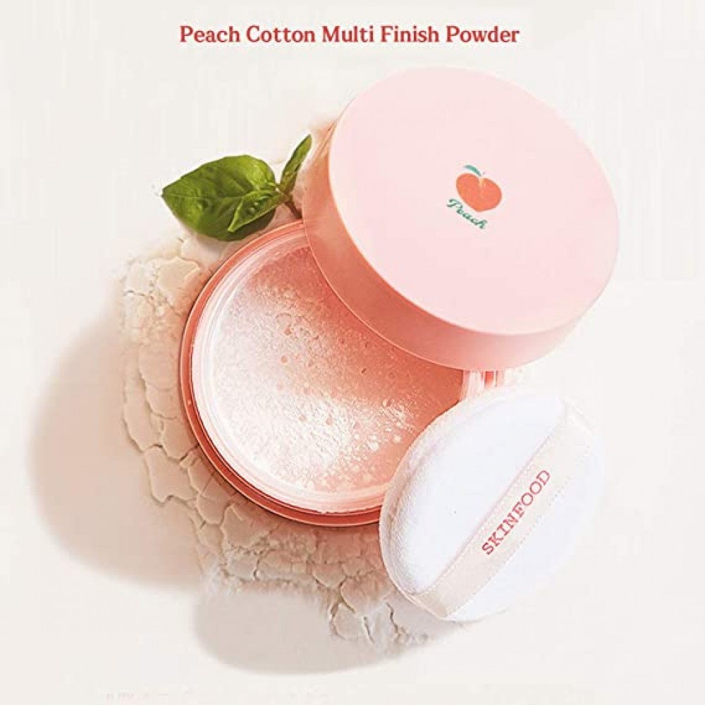 Skinfood Peach Cotton Multi Finish Powder 5g Розсипчаста прозора пудра