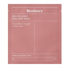 Biodance Bio-Collagen Real Deep Mask Ночная гидрогелевая маска с коллагеном для эластичности кожи (1 шт)