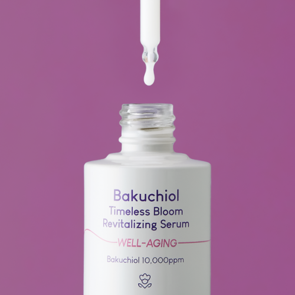 Purito Bakuchiol Timeless Bloom Revitalizing Serum 30 ml Антивікова сироватка з бакучіолом