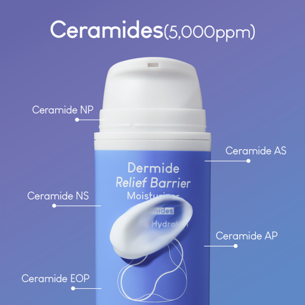 Purito Dermide Relief Barrier Moisturizer 100 ml Крем зволожуючий з комплексом керамідів 