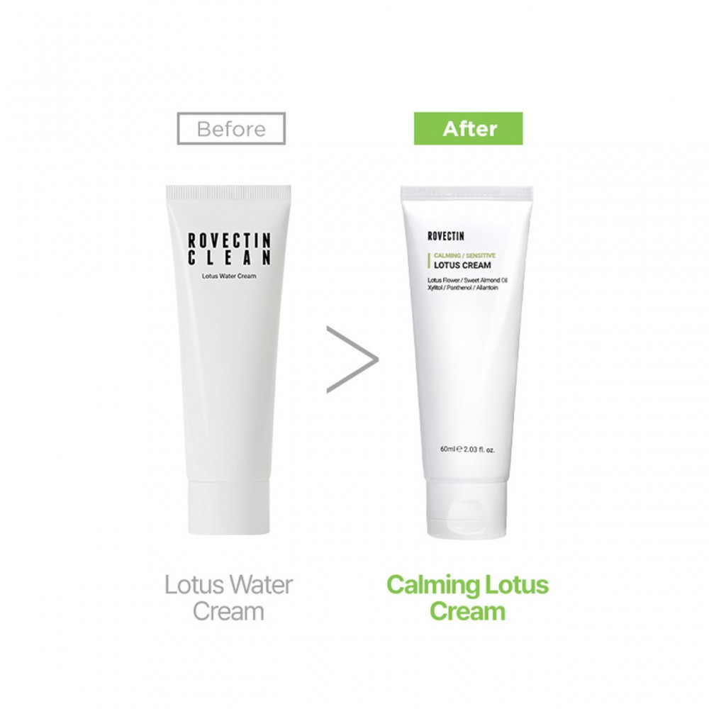 Rovectin Clean Lotus Water Cream (Renew) Увлажняющий крем с экстрактом лотоса