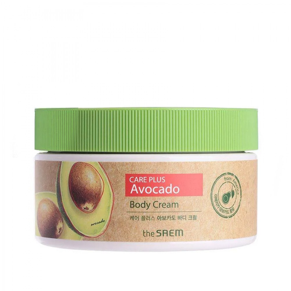 THE SAEM NATURAL DAILY AVOCADO BODY CREAM Крем для тіла з екстрактом авокадо