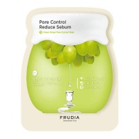 Frudia Green Grape Pore Control Mask Себорегулирующая тканевая маска с 60% экстрактом зелёного виноград