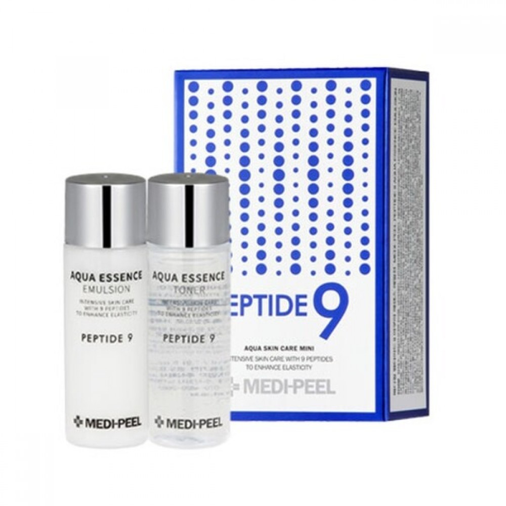 Medi-Peel Peptide 9 Aqua Skin Care Mini Мини-набор из 2 средств (тонера и эмульсии) с пептидами