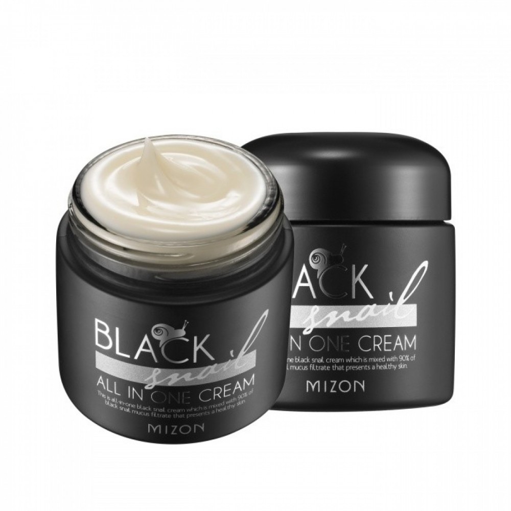 MIZON Black Snail All In One Cream ​ Многофункциональный крем премиум класса с черной улиткой