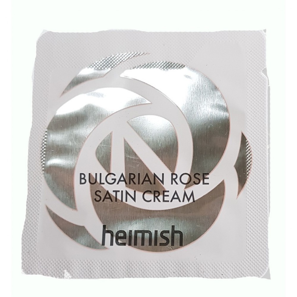 Heimish Bulgarian rose satin cream Sample Крем для обличчя з болгарською трояндою. Пробник