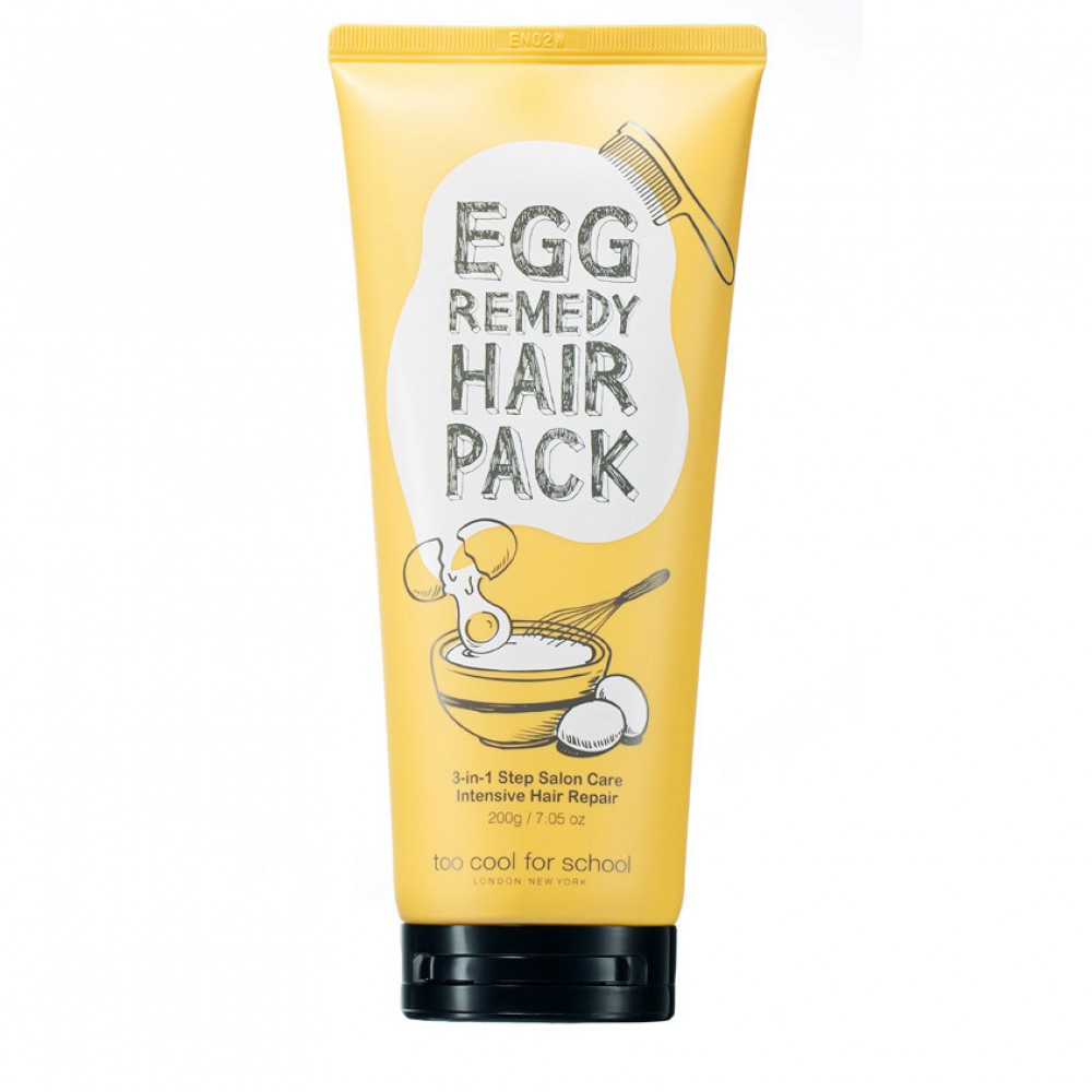 Too Cool For School Egg Remedy Hair Pack Восстанавливающая яичная маска для волос