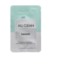 Heimish All Clean Green Foam pH 5.5 Sample Очищающая пенка для умывания с экстрактом мыльного дерева. Пробник 1 мл.