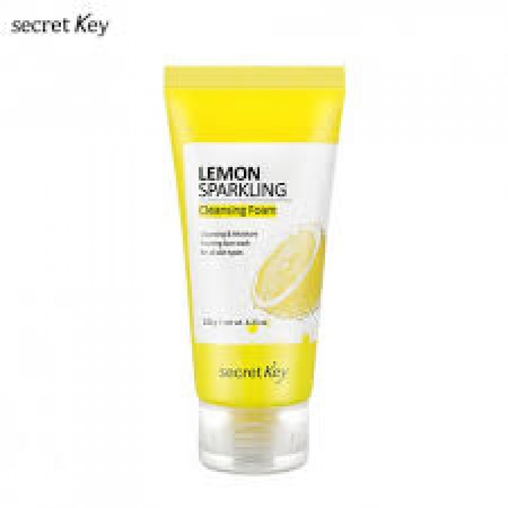SECRET KEY Lemon Sparkling Cleansing Foam 200 gr Пенка для умывания с экстрактом лимона 200 гр