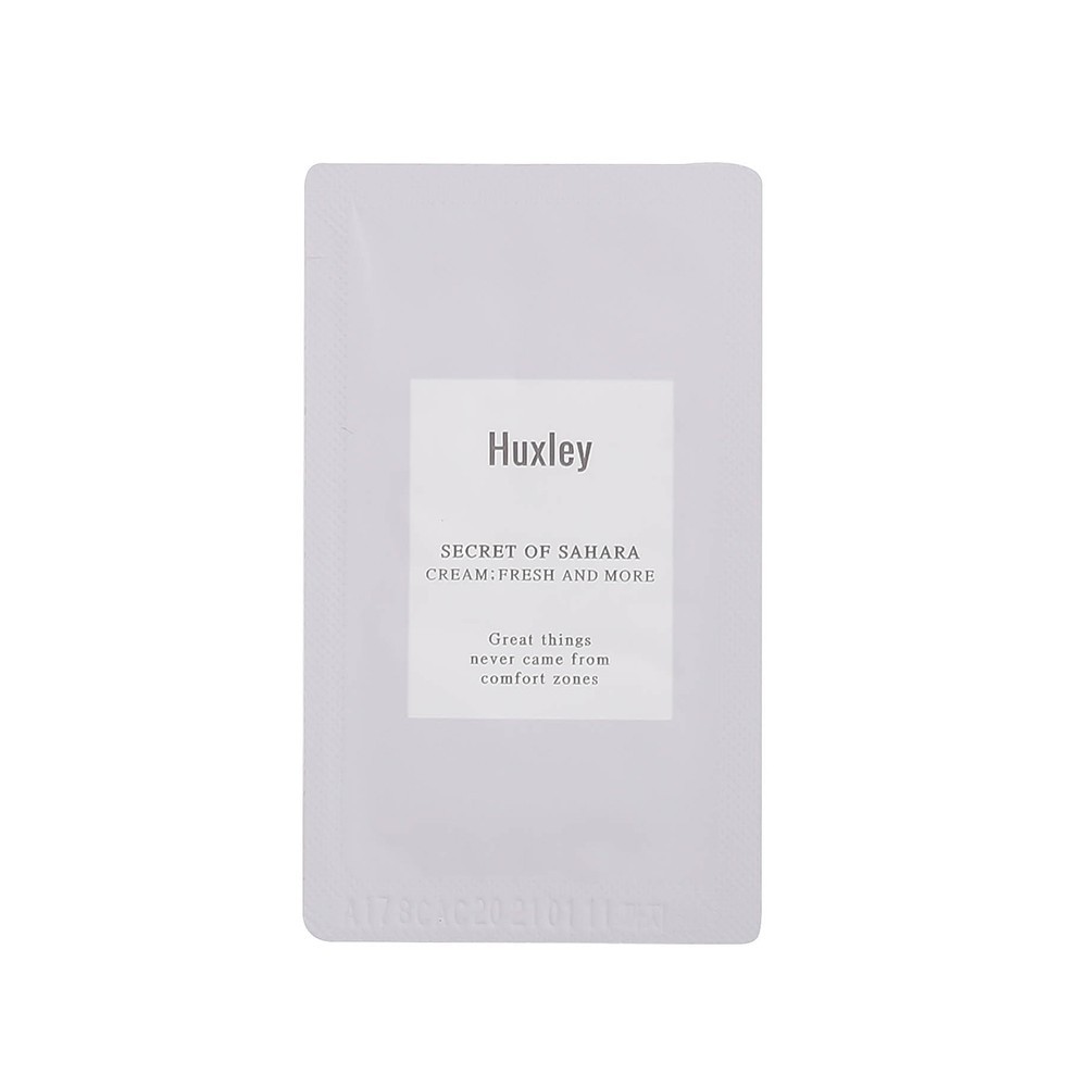 Huxley Cream: Fresh and More Sample 1 ml Легкий освежающий крем с экстрактом кактуса. Пробник 1 мл.