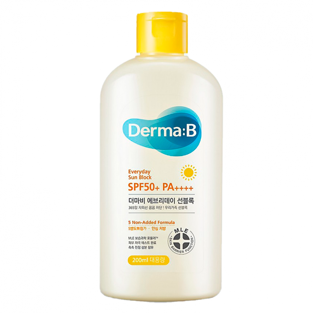 Derma-B Everyday Sun Block SPF50+ PA++++ 200 ml Солнцезащитный крем