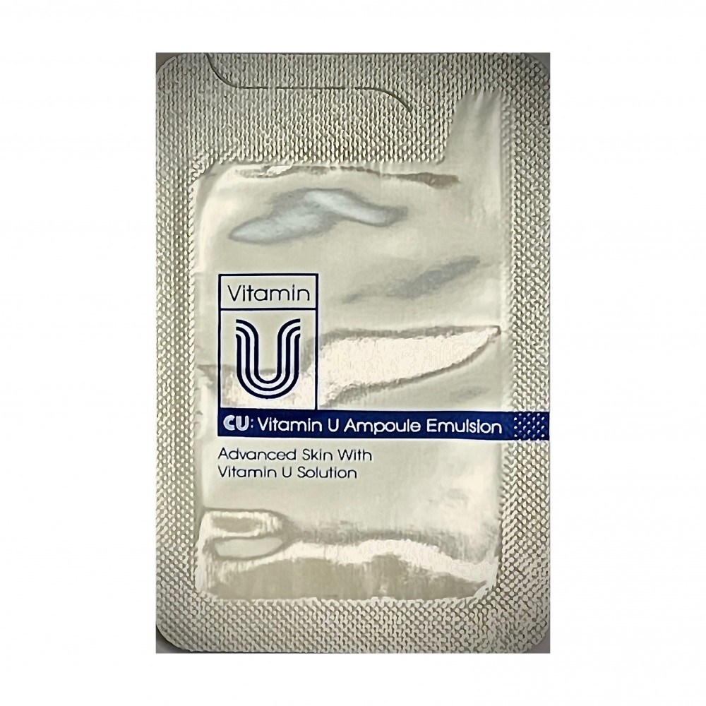 CU SKIN Vitamin U Ampoule Emulsion Sample 1,5 ml Ампульна емульсія з пептидами та вольюфіліном. Пробник 1.5 мл