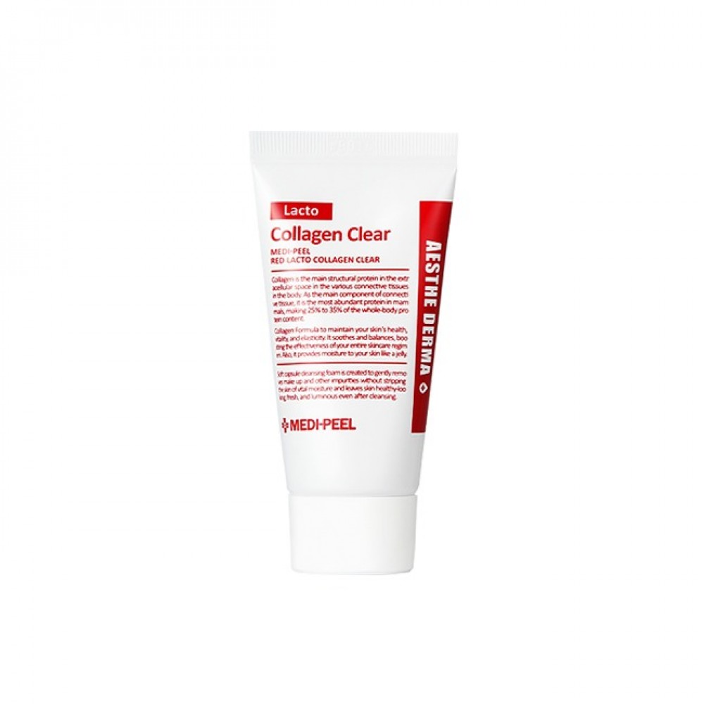 Medi-peel Red Lacto Collagen Clear (Mini) 28 ml Очищуюча пінка з колагеном і лактобактеріями, 28 мл