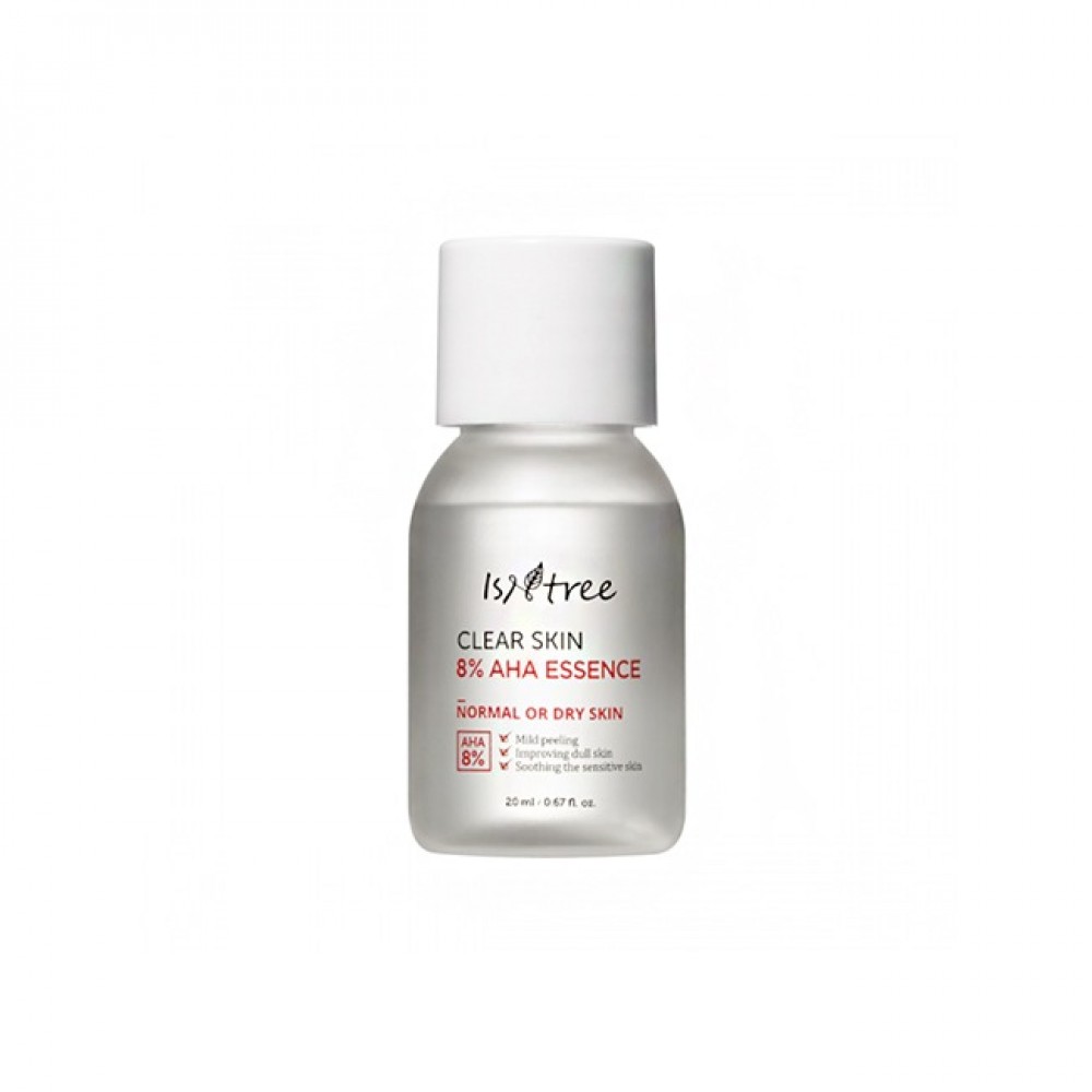 IsNtree Clear Skin 8% AHA Essence (Mini) 20 ml Обновляющая эссенция с АНА-кислотами