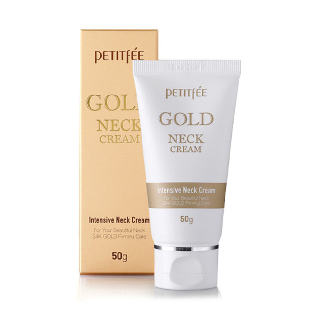 PETITFEE Gold Neck Cream Антивозрастной крем для шеи с золотом