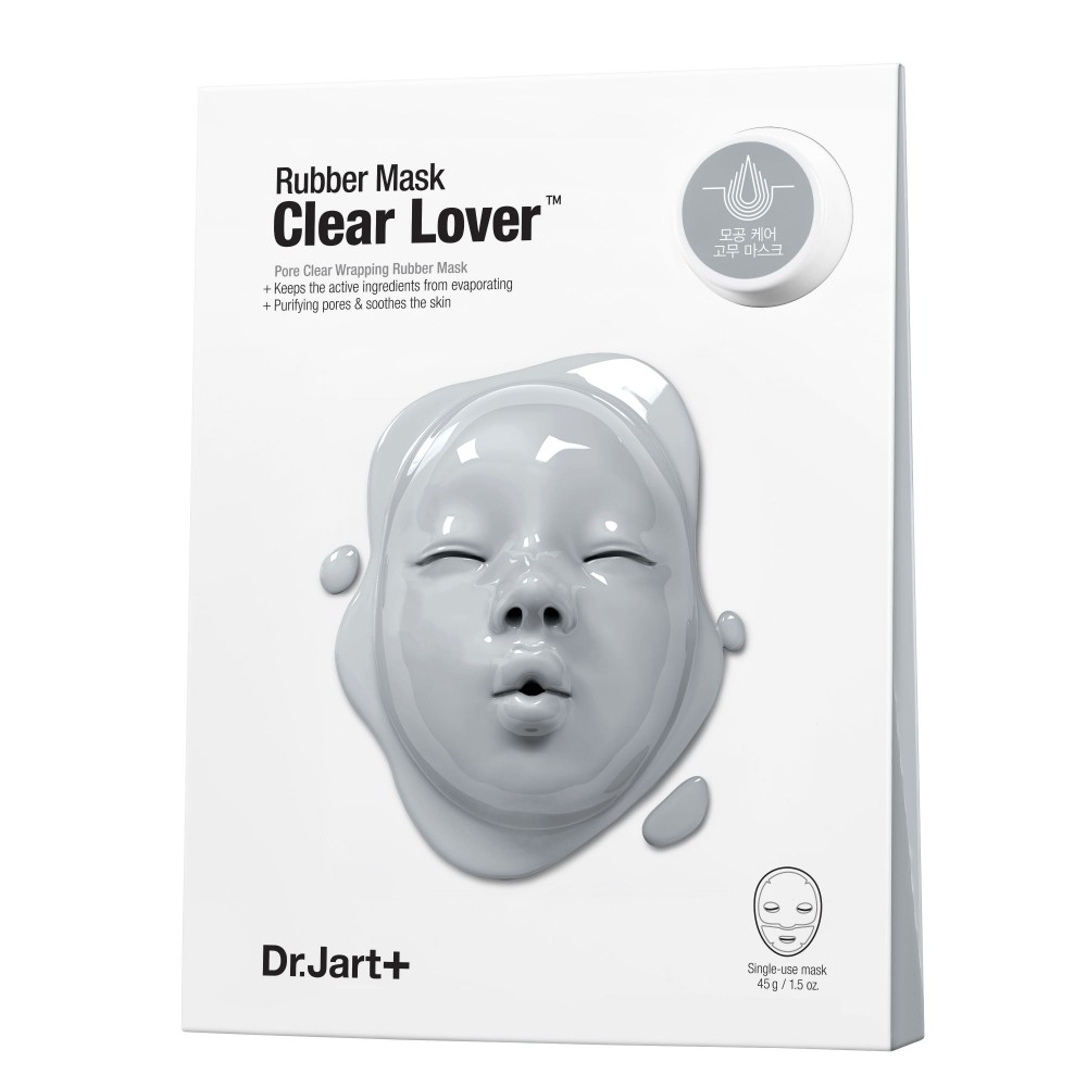 Dr. Jart Dermask Rubber Mask Clear Lover Моделирующая альгинатная маска двухфазного действия.«МАНИЯ ОЧИЩЕНИЯ»