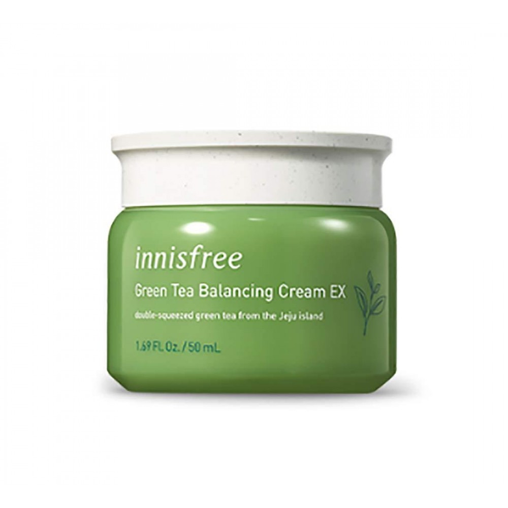 INNISFREE Green Tea Balancing Cream EX Балансирующий крем с зеленым чаем для нормальной и комбинированной кожи