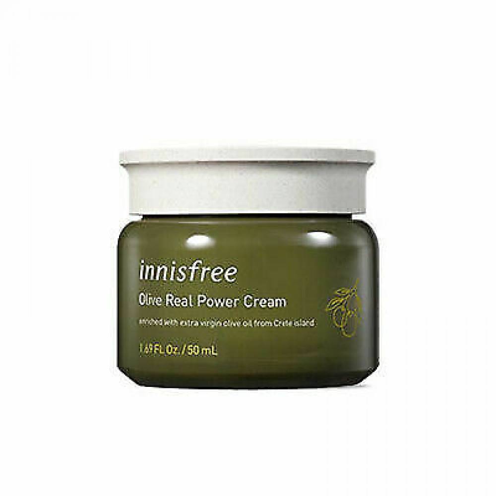 Innisfree olive real power cream Ex Интенсивный крем с оливковым маслом 