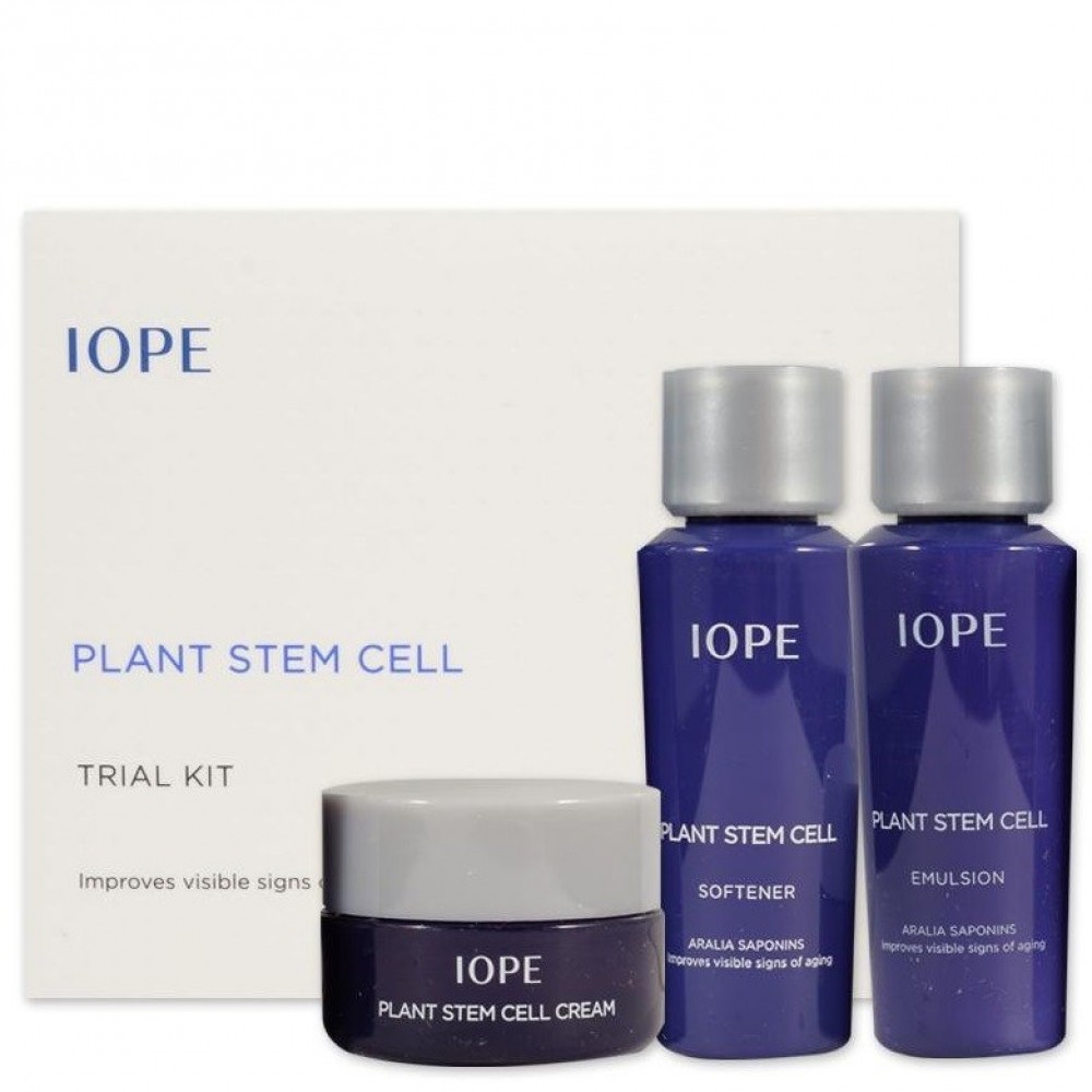 IOPE Plant Stem Cell Special Gift Set Мини-набор антивозрастных миниатюр с фитостволовыми клетками