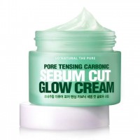 So Natural Pore Tensing Carbonic Sebum Cut Glow Cream Увлажняющий крем для кожи с расширенными порами.