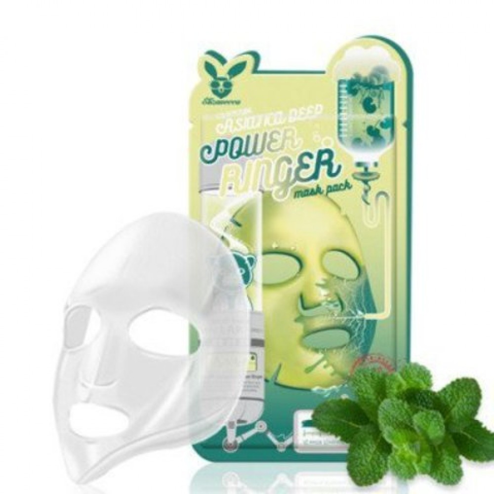 ELIZAVECCA Deep Power Ringer Mask Pack.Centella Тканевая маска для лица (Центелла Азиатская)