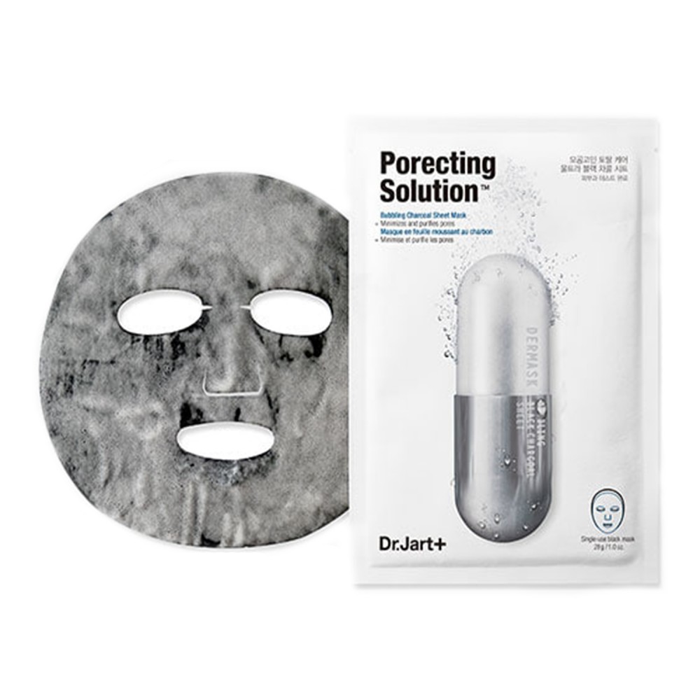 Dr. Jart ULTRA JET Porecting Solution Dermask Очищающая и сужающая поры пузырьковая тканевая маска
