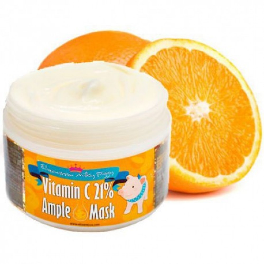 ELIZAVECCA Milky Piggy Vitamin C 21% Ample Mask Маска з вітаміном C з тонізуючим ефектом для сяйва обличчя
