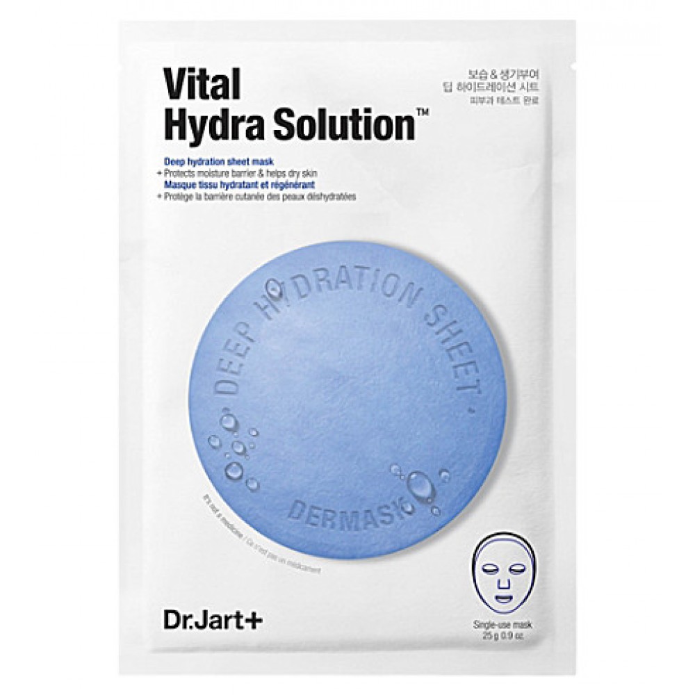 Dr.Jart+ Water Jet Vital Hydra Solution Увлажняющая тканевая маска с гиалуроновой кислотой