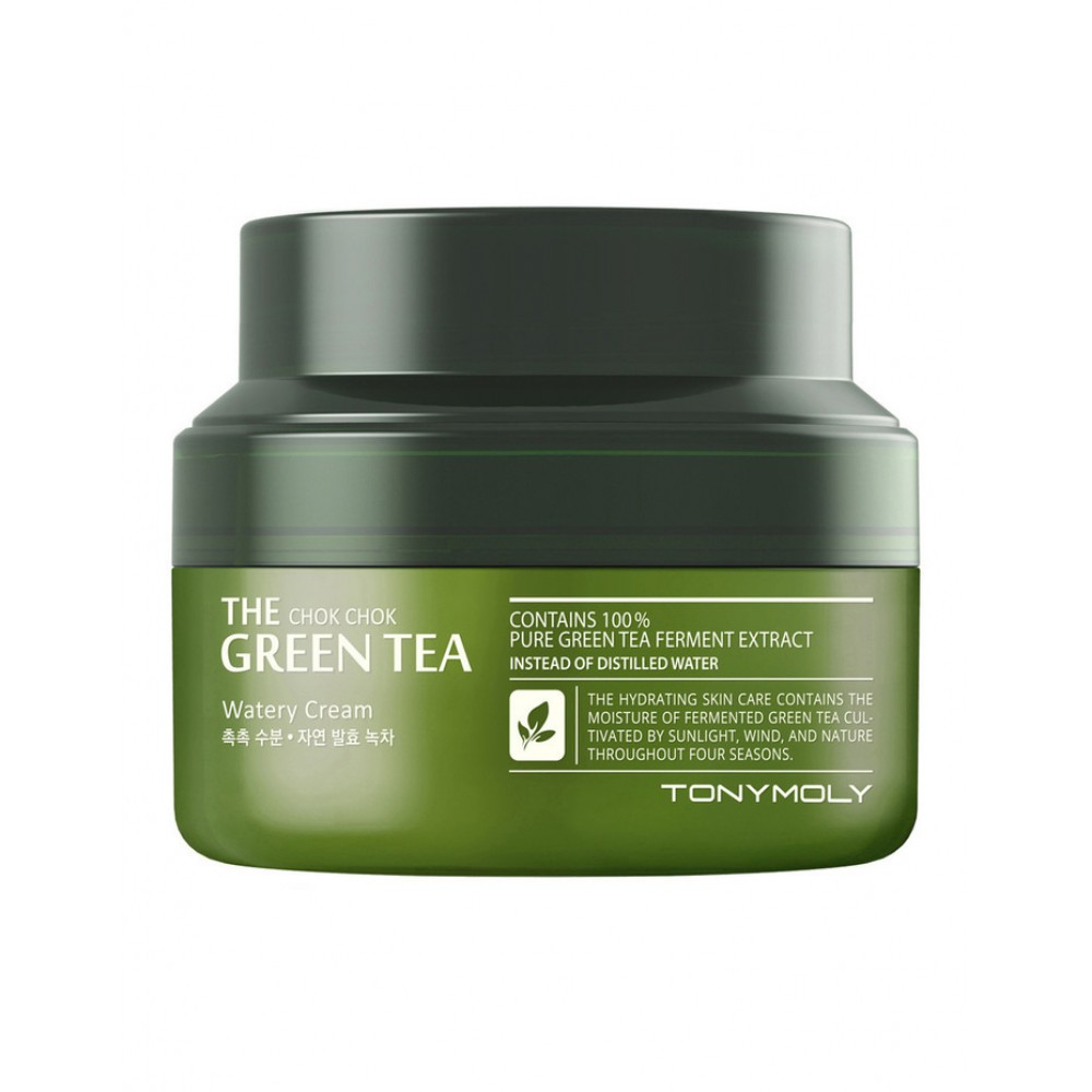 Tony Moly The Chok Chok Green Tea Watery Cream Увлажняющий крем на основе ферментированного зеленого чая