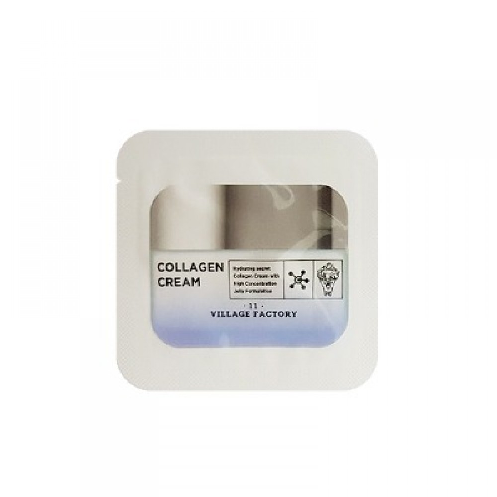 VILLAGE 11 FACTORY Collagen Cream Sample Пробник увлажняющего крема для лица с коллагеном