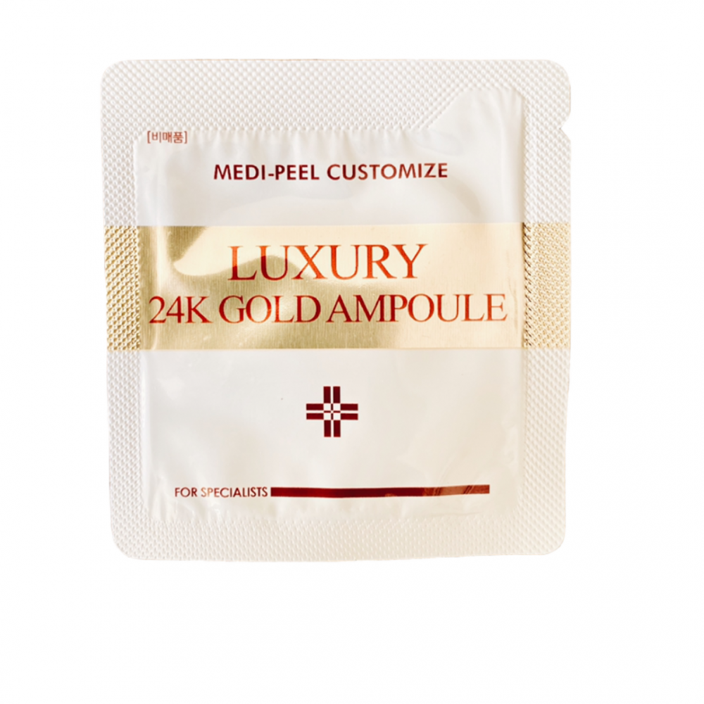 Medi-Peel Luxury 24k Gold Ampoule Sample Пробник ампульной сыворотки с золотом 24К для эластичности кожи