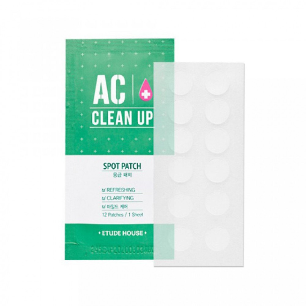Etude House AC Clean Up Spot Patch Точечный пластырь от прыщей