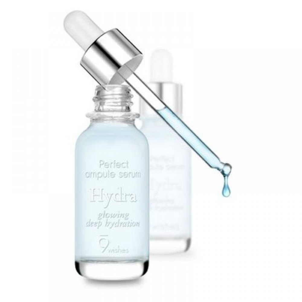 9 Wishes Hydra Skin Ampule Serum Увлажняющая сыворотка для лица с гиалуроновой кислотой